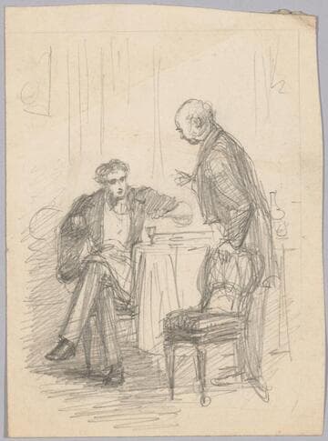Two Men Conversing