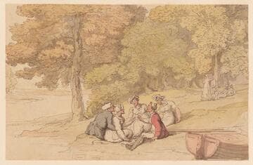 Picnic by a Stream