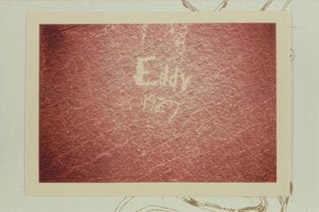 Eddy inscription at Mile 75.5, Labyrinth Canyon