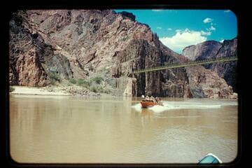 Camera boat returns