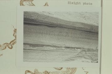 "N NINO S ALLEN" inscriptions in side of canyon of the Escalante near the mouth below Davis Gulch- left bank