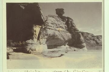 Utah-Arizona line; Warm Creek; Glen Canyon. Mile 27.8, RB-MV Expedition. Photo 653