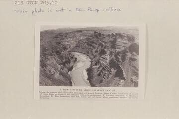 Up Cataract Canyon from Mile 205.8 to the side canyon at Mile 206.85.  Photo probably by Paige