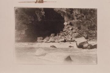 Galloway running at head of Disaster Rapid. Galloway ran the four boats through this rapid