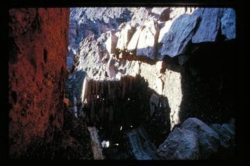 Ruins under rim