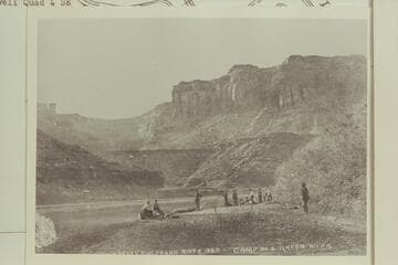 Camp No. 4, Green River. Brown-Stanton party