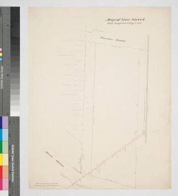 Map of Vine Street