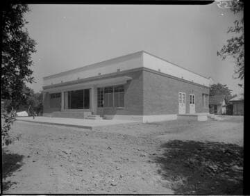 Brick building