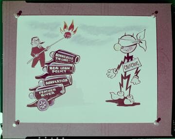 Political cartoon