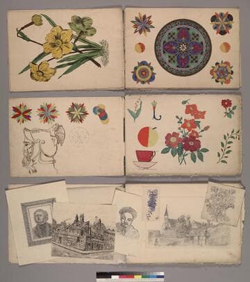 Three Drawing Books