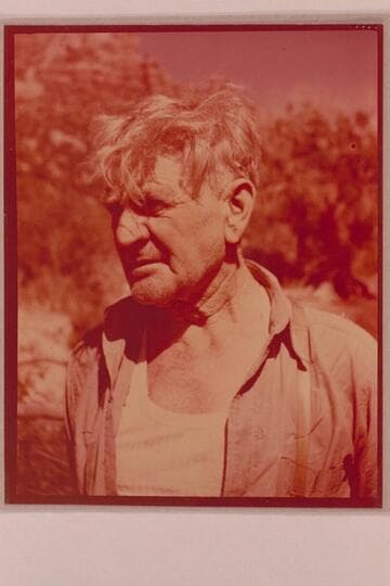 A favorite picture of Bert Loper. Presented by Bert at Green River, Utah
