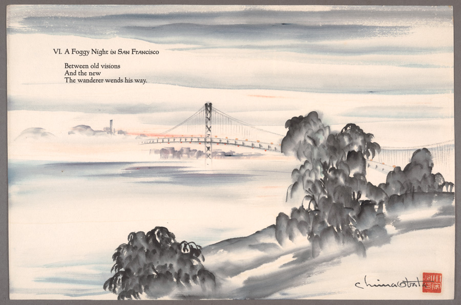 VI. A Foggy Night in San Francisco” in From the Sierra to the Sea Chiura Obata, VI. A Foggy Night in San Francisco